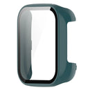 For Xplora XGO3 Hard PC Watch Case Overall Protective Cover with HD Tempered Glass Film - Green - 4