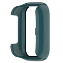 For Xplora XGO3 Hard PC Watch Case Overall Protective Cover with HD Tempered Glass Film - Green - 5