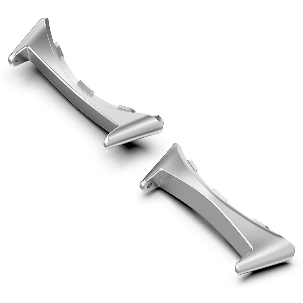 1 Pair Wristband Connector for Google Pixel Watch 4 45mm / Watch 3 45mm Metal Adapter (Inner Length: 22mm) - Silver - 1