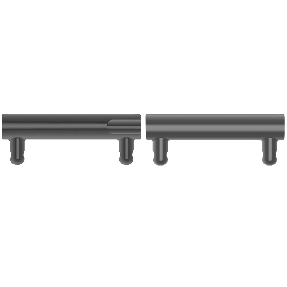 1 Pair Watch Strap Connector 18mm to 12mm Watch Band Metal Adapter - Black - 1