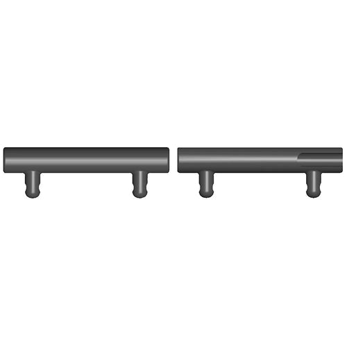 1 Pair Watch Strap Connector 22mm to 12mm Watch Band Metal Adapter - Black - 1