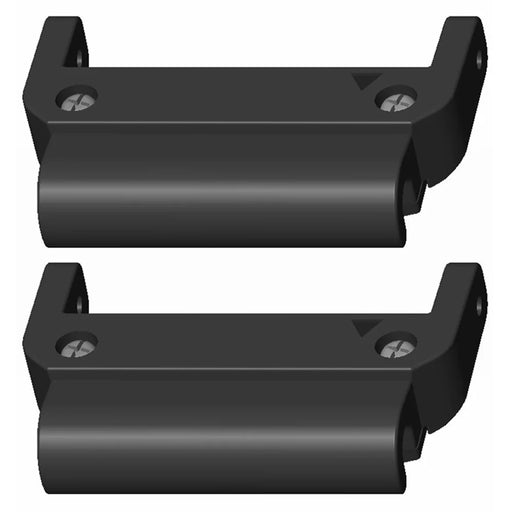 1 Pair For Garmin Fenix 8 43mm 20mm to 20mm Watch Strap Connector Metal Adapter - Black - 1