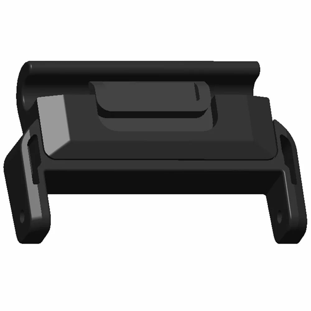 1 Pair For Garmin Fenix 8 43mm 20mm to 20mm Watch Strap Connector Metal Adapter - Black - 4