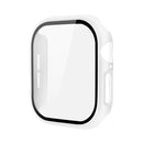 IMAK For Apple Watch Series 11 / 10 42mm Case Full Protection Integrate Watch PC Cover with Tempered Glass Film - White - 2