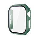 IMAK For Apple Watch Series 11 / 10 46mm Case Full Protection Integrate Watch PC Cover with Tempered Glass Film - Green - 2
