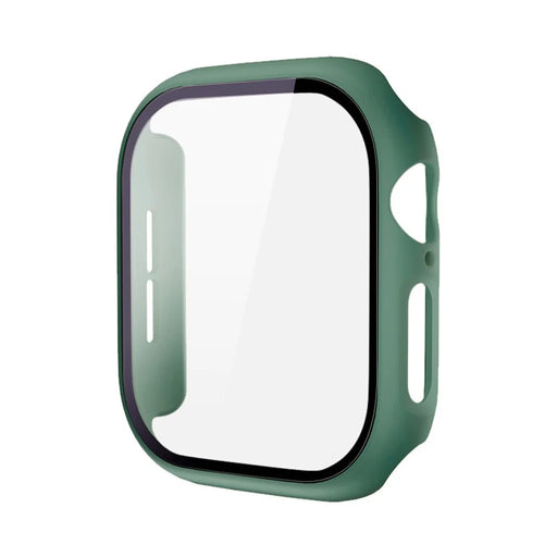 IMAK For Apple Watch Series 11 / 10 46mm Case Full Protection Integrate Watch PC Cover with Tempered Glass Film - Green - 2