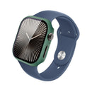 IMAK For Apple Watch Series 11 / 10 46mm Case Full Protection Integrate Watch PC Cover with Tempered Glass Film - Green - 5
