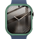 IMAK For Apple Watch Series 11 / 10 46mm Case Full Protection Integrate Watch PC Cover with Tempered Glass Film - Green - 6