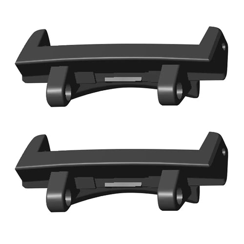 1 Pair For Huami Amazfit T-Rex 3 22mm Watch Strap Connector Metal Adapter - Black - 1