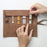 Retro Matte Smart Watch Storage Bag 5-Grid Microfiber Leather Watch Band Carrying Pouch - Coffee - 4