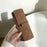 Retro Matte Smart Watch Storage Bag 5-Grid Microfiber Leather Watch Band Carrying Pouch - Coffee - 6