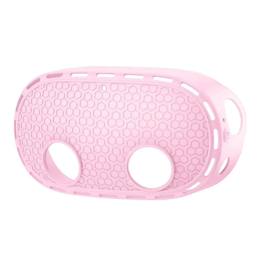 For Meta Quest 3S Protective Case VR Headset Silicone Cover - Pink - 1