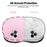 For Meta Quest 3S Protective Case VR Headset Silicone Cover - Pink - 5