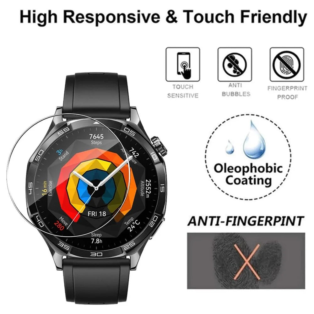 3Pcs For Huawei Watch GT 5 Pro 46mm Screen Protector HD Clear Watch Screen Film - 2