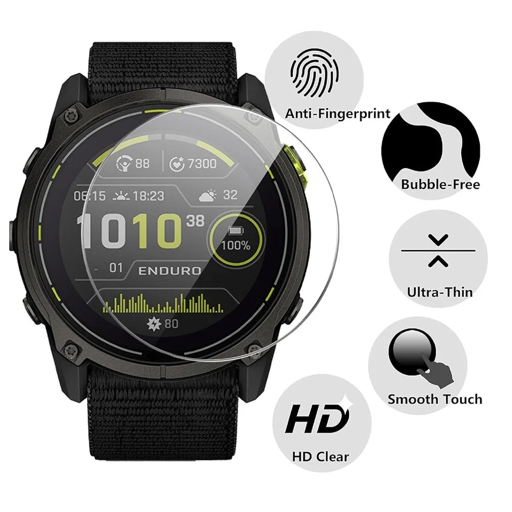 3Pcs For Garmin Enduro 3 Screen Protector HD Clear Watch Screen Film - 2