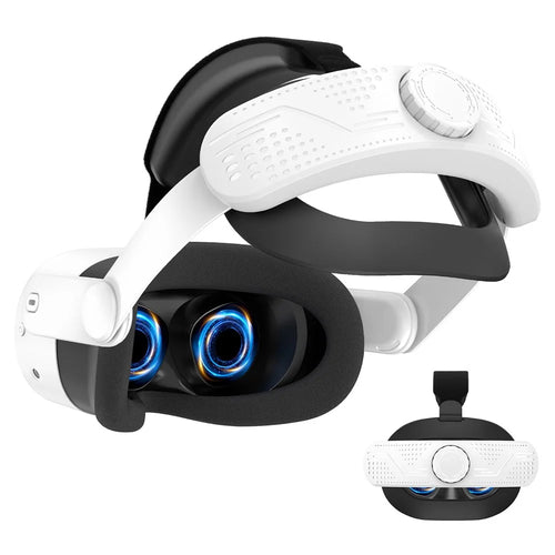 Head Strap for Meta Quest 3S Adjustable Headband VR Headset Accessories - White - 1
