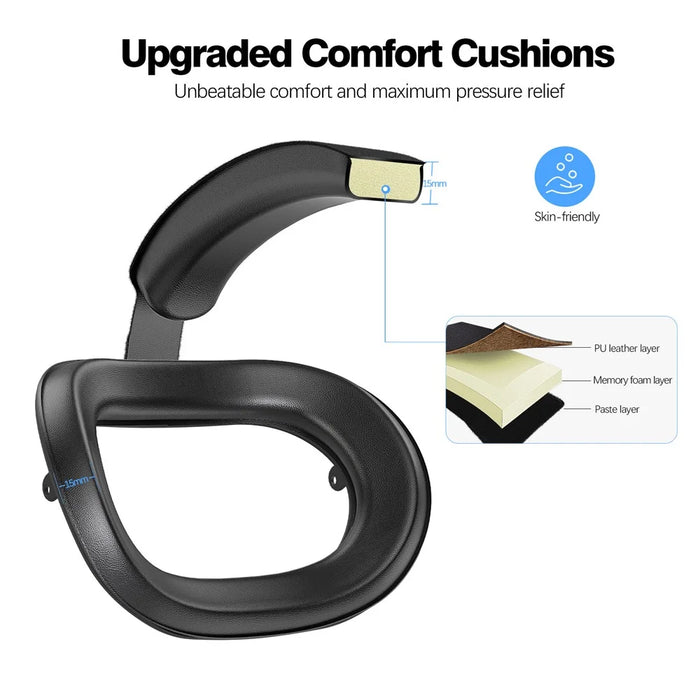 Head Strap for Meta Quest 3S Adjustable Headband VR Headset Accessories - White - 3