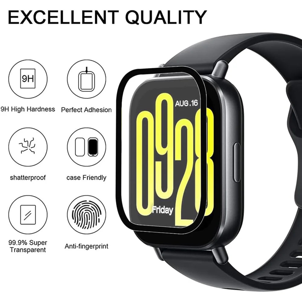 For Xiaomi Redmi Watch 5 Active Watch Film Anti-Scratch Film PET 3D Smartwatch Screen Protector - 2