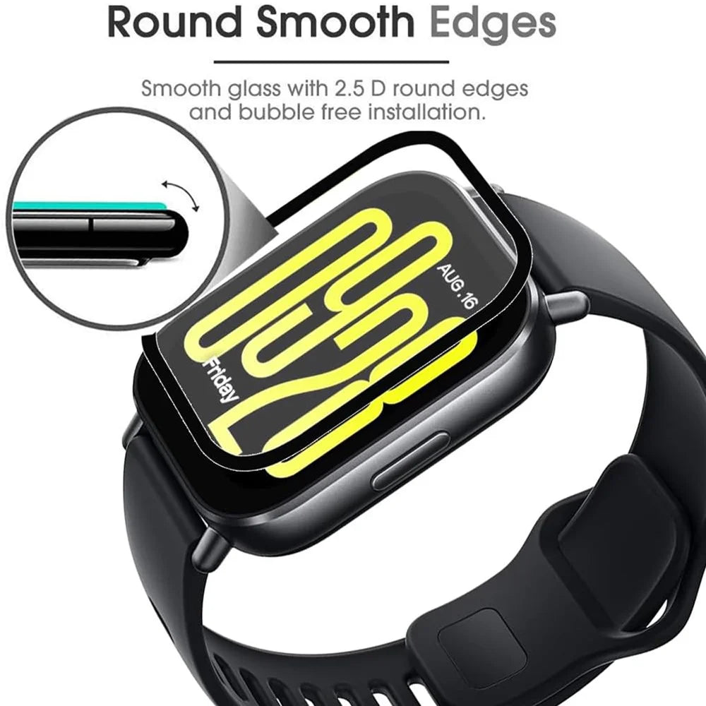 For Xiaomi Redmi Watch 5 Active Watch Film Anti-Scratch Film PET 3D Smartwatch Screen Protector - 3