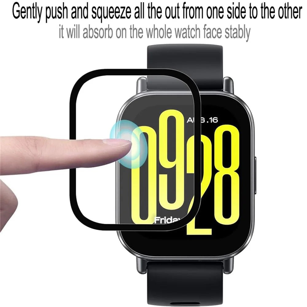 For Xiaomi Redmi Watch 5 Active Watch Film Anti-Scratch Film PET 3D Smartwatch Screen Protector - 6