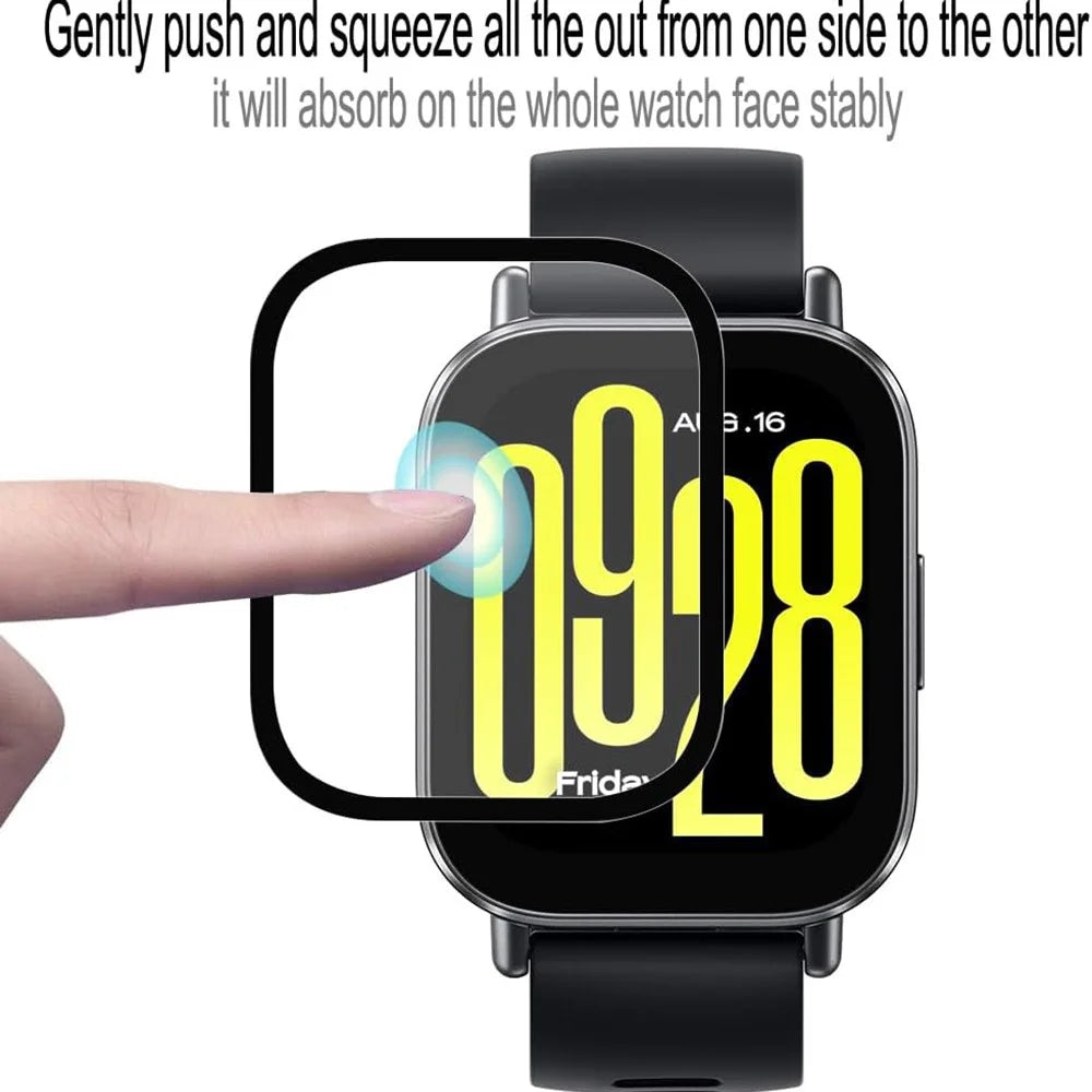 For Xiaomi Redmi Watch 5 Lite Watch Film Anti-Scratch Film PET 3D Smartwatch Screen Protector - 5