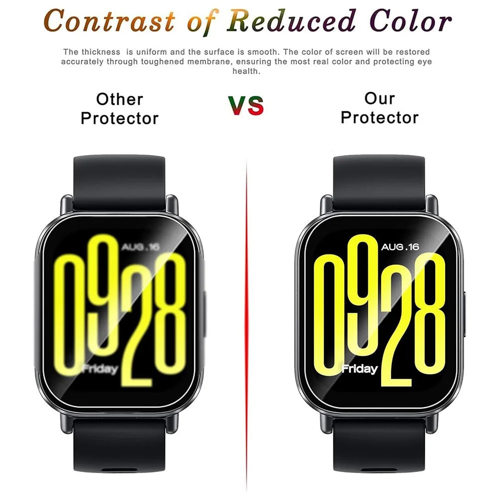 3Pcs For Xiaomi Redmi Watch 5 Active Screen Protector HD Clear Watch Screen Film - 5
