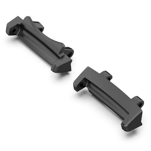 1 Pair Watchband Connector for Huami Amazfit T-Rex 3 22mm Watch Strap Metal Adapter - Black - 1