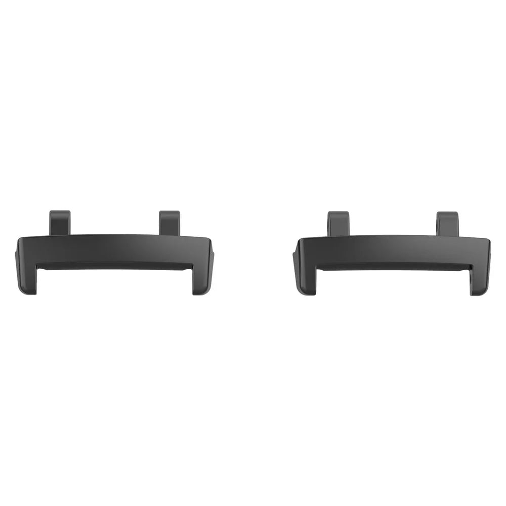 1 Pair Watchband Connector for Huami Amazfit T-Rex 3 22mm Watch Strap Metal Adapter - Black - 2