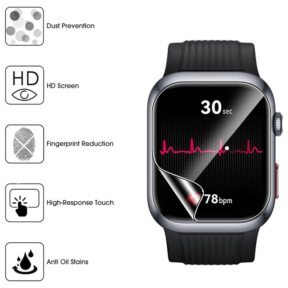 3Pcs For Huawei Watch D2 TPU Watch Screen Protector Anti-Scratch HD Clear Hydrogel Film - 2