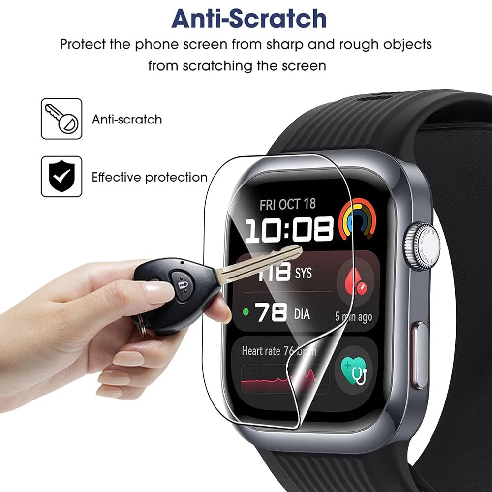 3Pcs For Huawei Watch D2 TPU Watch Screen Protector Anti-Scratch HD Clear Hydrogel Film - 3