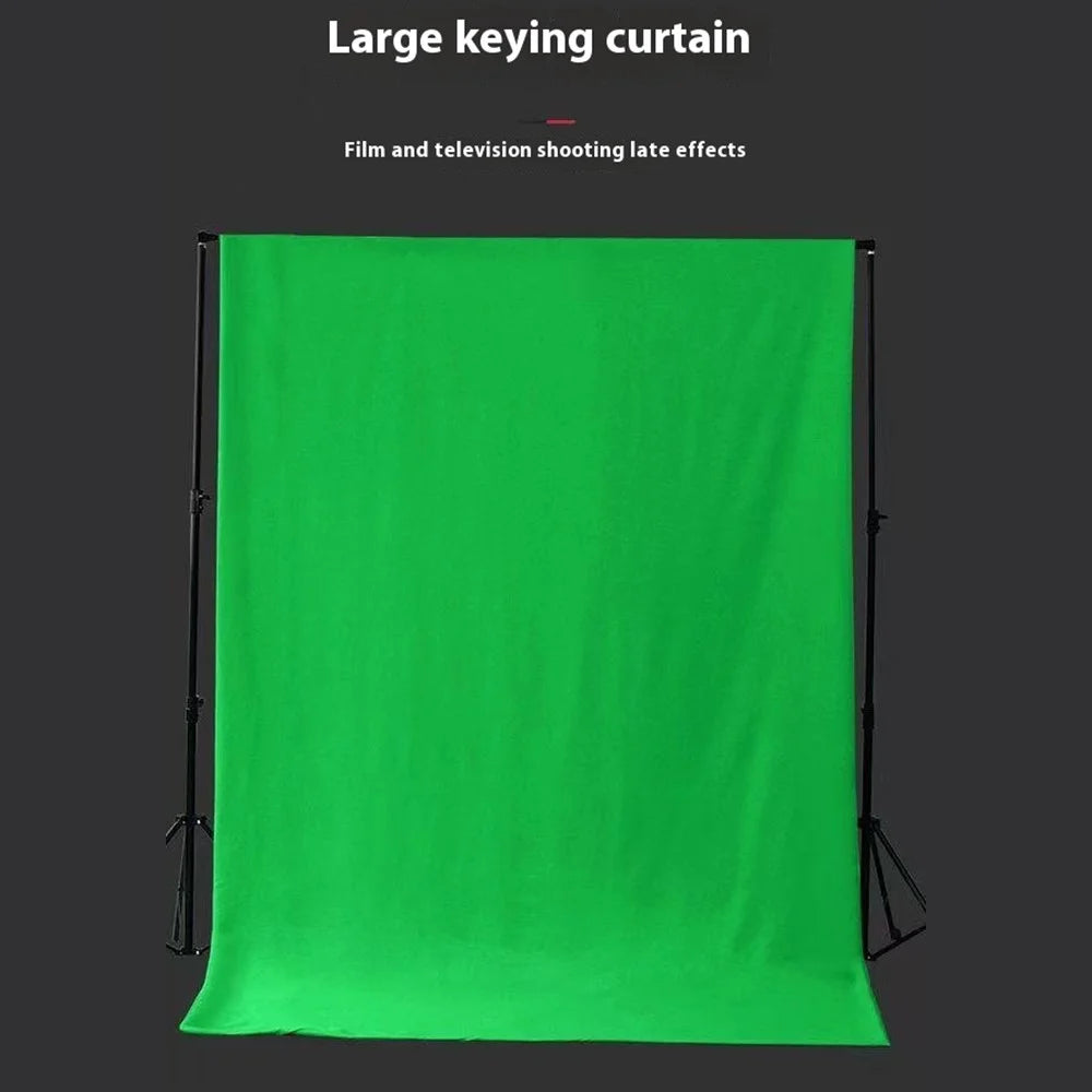 3x4m Green Screen Live Streaming Photography Video Recording Backdrop Cloth with 4 Traceless Nails - 2