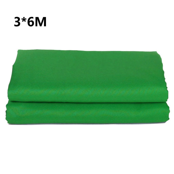 3x6m Green Screen Live Streaming Photography Video Recording Backdrop Cloth with 4 Traceless Nails - 1