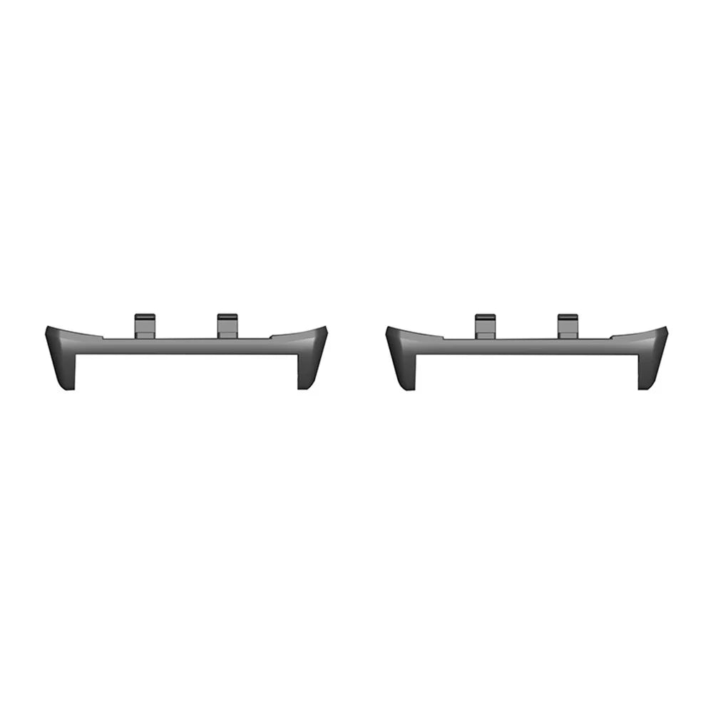 1 Pair for Honor Watch 5 Watchband Connector 22mm Replacement Strap Metal Adapters - Black - 1