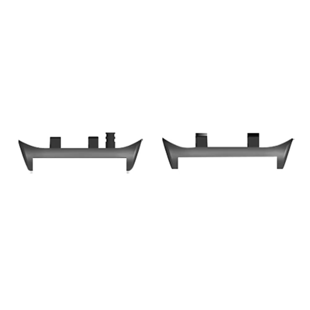 1 Pair Watchband Connector For Huawei Watch D2 Metal Connector 22mm Replacement Strap Adapters - Black - 1