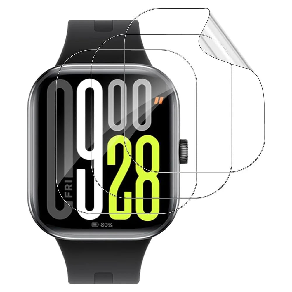 3Pcs For Xiaomi Redmi Watch 5 TPU Watch Screen Protector Anti Scratch HD Clear Hydrogel Film - 1