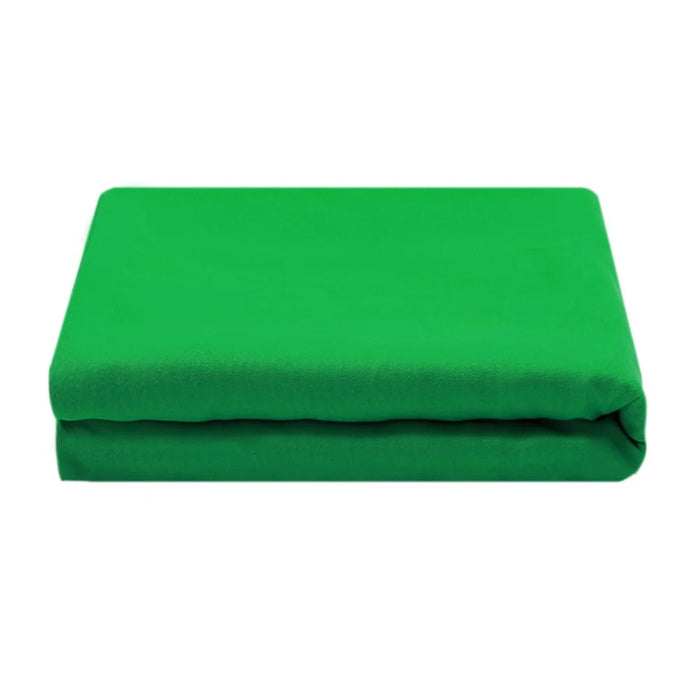 1 x 1.5m Photography Backdrop Polyester Studio Background Screen for Live Streaming / Photo Shooting - Green - 1
