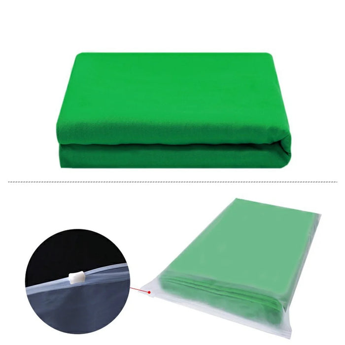 1.8x2.8m Photography Backdrop 120g Polyester Studio Live Streaming Photo Shooting Background Cloth - Green - 7