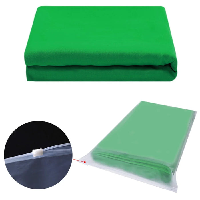 Photography Backdrop 3 x 5m 120g / m2 Polyester Cloth Studio Background Screen for Live Streaming  /  Photo Shooting - Green - 2