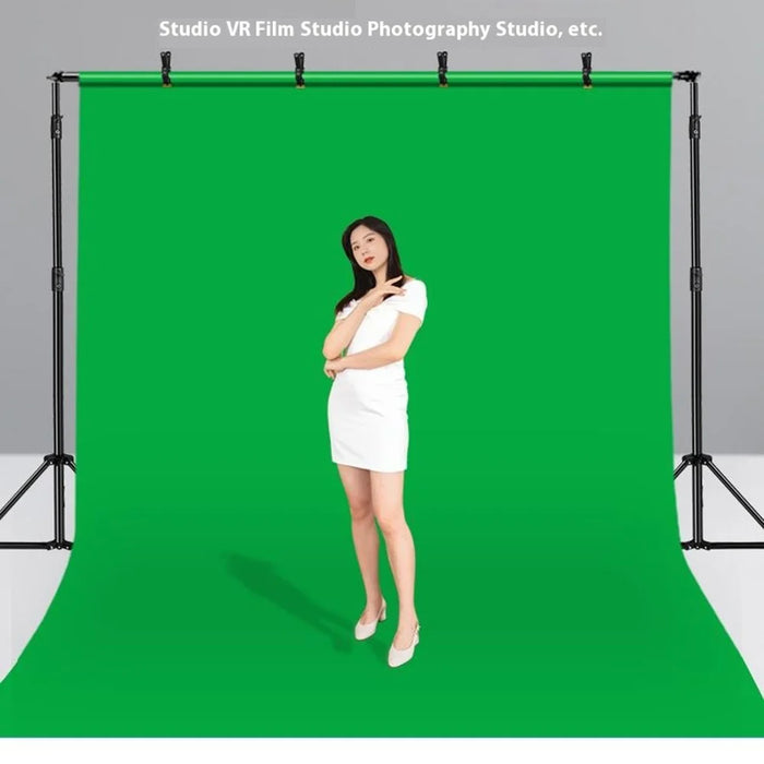 Photography Backdrop 3 x 5m 120g / m2 Polyester Cloth Studio Background Screen for Live Streaming  /  Photo Shooting - Green - 3