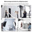 1 x 3m / Green Photography Backdrop Set with 4 Clips Polyester Background Screen for Studio / Live Streaming - 7