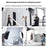 2 x 3m Photography Backdrop Set with 4 Clips Polyester Background Screen for Studio / Live Streaming - Green - 7