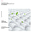 3 x 3.6m Photography Backdrop with 4 PCS Clips 120g Polyester Background Cloth for Product Shooting - Green - 4
