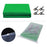 3 x 5m Photography Backdrop Set with 4 Clips Polyester Background Screen for Studio / Live Streaming - Green - 2