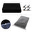 3 x 6m Photography Backdrop Set with 4 Clips Polyester Background Screen for Studio / Live Streaming - Black - 2