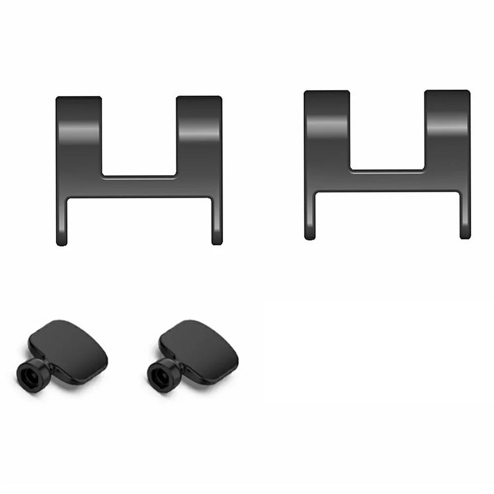 1 Pair For Garmin Lily Watch Band Connector 18mm Replacement Strap Adapters with Tools - Black - 1