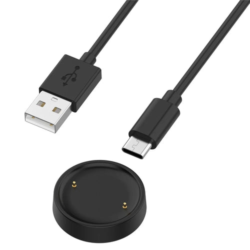 A2437 For Huami Amazfit Active 2 (A2437) / Active 2 Square (A2434) / Amazfit Bip 6 Splittable Watch Charger 1m Type-C Cable Smartwatch Charger - 1