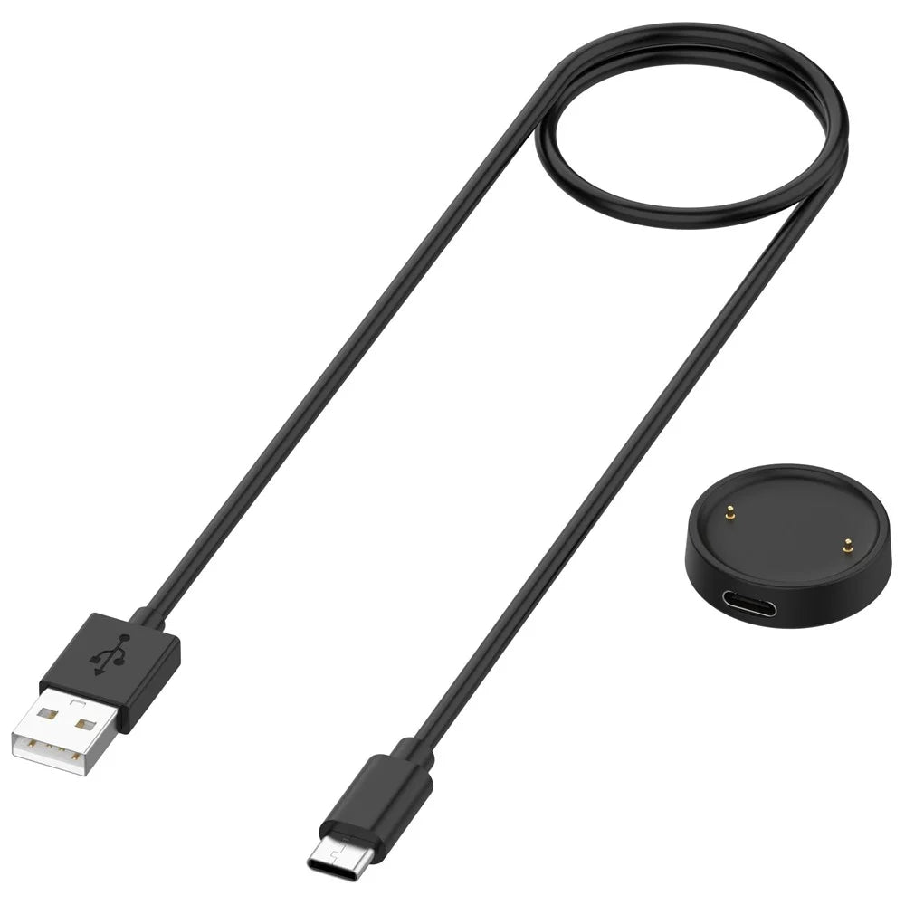 A2437 For Huami Amazfit Active 2 (A2437) / Active 2 Square (A2434) / Amazfit Bip 6 Splittable Watch Charger 1m Type-C Cable Smartwatch Charger - 5