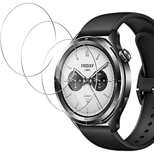 3Pcs For Xiaomi Watch S4 Tempered Glass Screen Protector HD Clear Watch Screen Film - 1