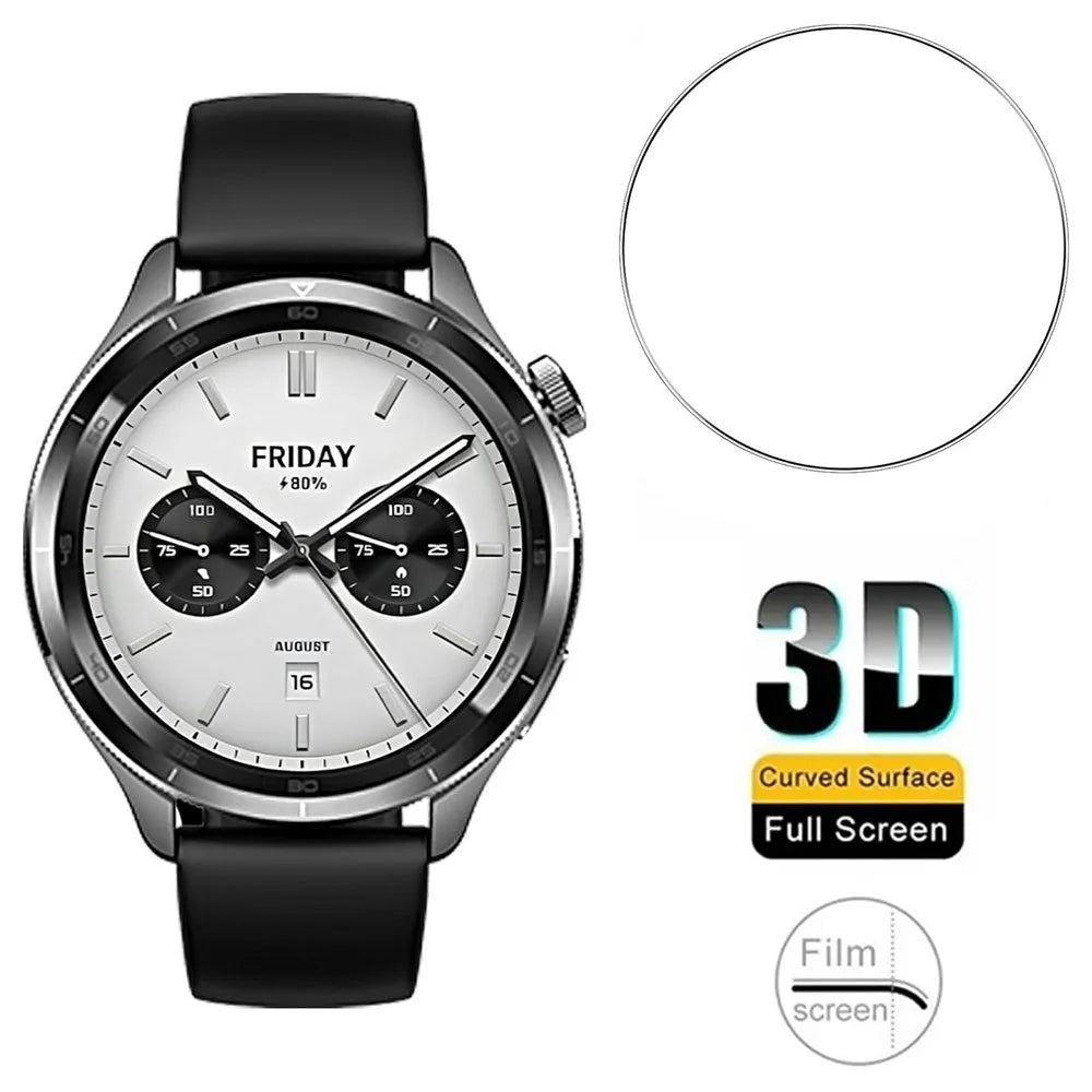 3Pcs For Xiaomi Watch S4 Tempered Glass Screen Protector HD Clear Watch Screen Film - 2