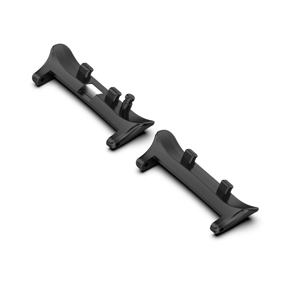 1 Pair for Huawei Watch D2 Watchband Connector Replacement Strap Metal Adapters - Black - 2
